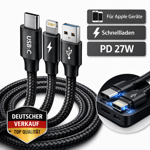Usb ladekabel - usb-c/usb-a,