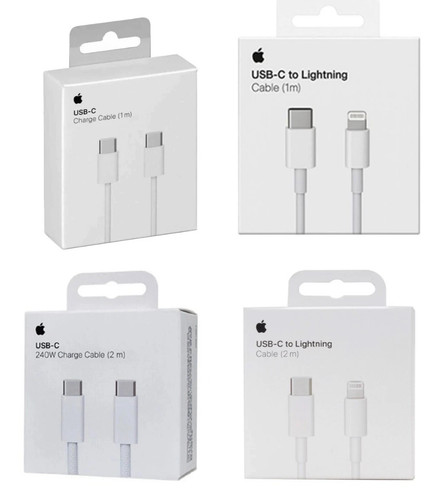Original apple usb lightning - original, usb-c